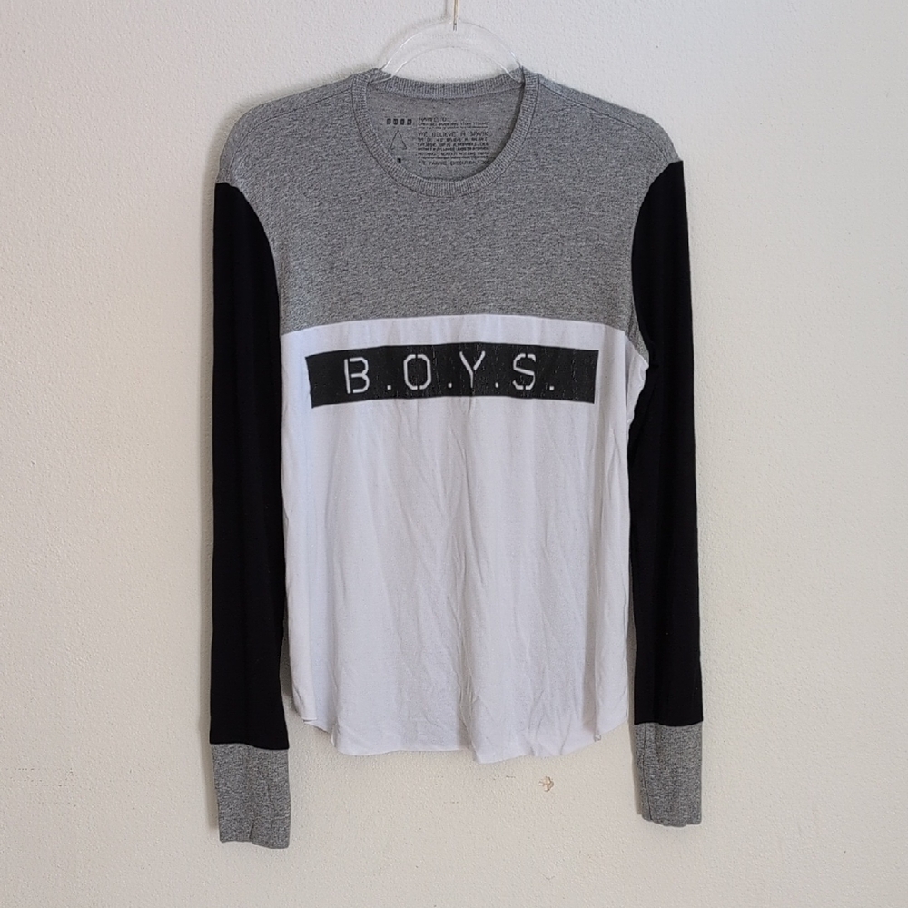 Boys And Arrows B.O.Y.S. Long Sleeve Colorblock Tee Super Soft And Stretchy